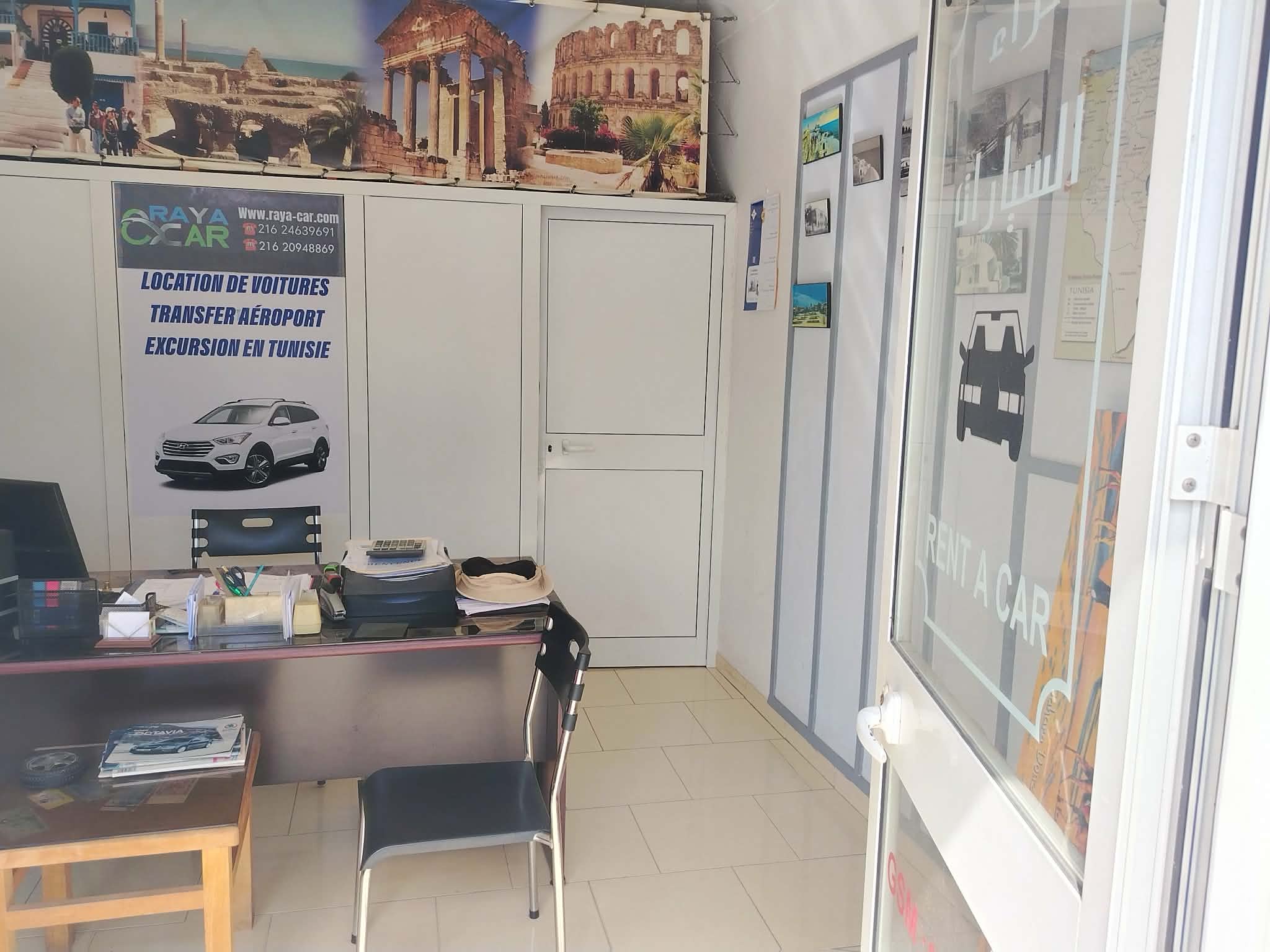 Bureau d'accueil Rayacar Tunisie